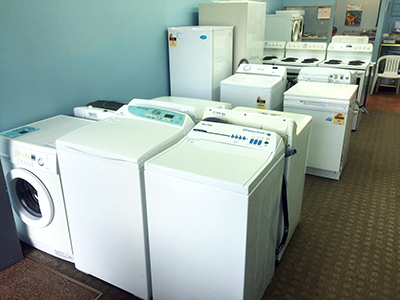 Second Hand Whiteware in the Appliance Services Shop in Christchurch